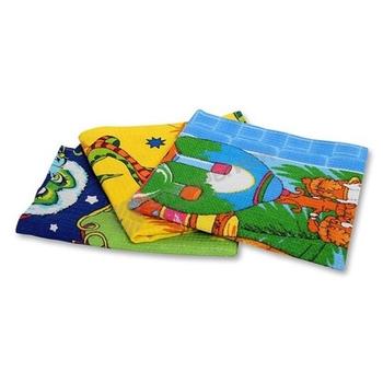 Полотенце вафельное набивное (цветное) 50*70 см, плотность 200г/м2