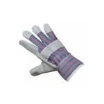 Перчатки кожаные (спилковые) комбинированные хлопчатобумажной тканью, размер 10,5, TR-423