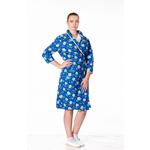 Халат фланелевый на запах