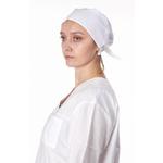 Косынка медицинская ткань х/б белая купить в Минске, цена