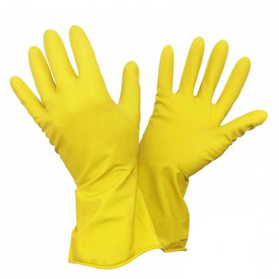 Перчатки хозяйственные, латексные